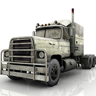 Long Nose Rusty Truck