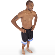 Daryl in shorts