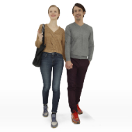 Couple MF Walking