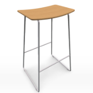 Tao wood stool