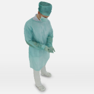 Surgeon Getting Ready