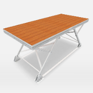 stage partial platform