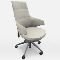 MASSAUD CHAIR-CONF MID BK DUVE