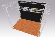 3 x 2m Exhibition Gantry Stand