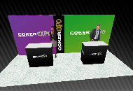 Linking straight popup stands