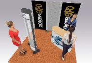 3x3 trade show display presentation