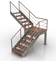 Double Deck L Stairs