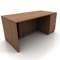 Desk Single pedestal 30x60