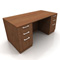 Desk Double pedestal 30x60